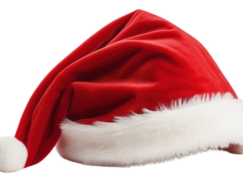 PNG Decoration christmas white cap.